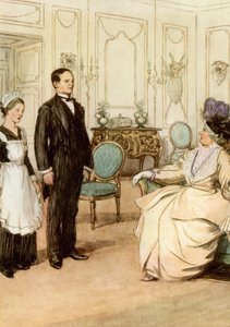 Ilustracja do JM Barrie The Admirable Crichton autorstwa Hugh Thomson