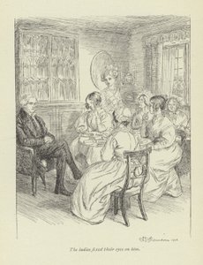 Ilustracja do Janets Repentance autorstwa George Eliot autorstwa Hugh Thomson