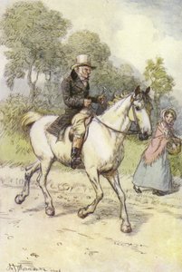 Ilustracja do Janets Repentance autorstwa George Eliot autorstwa Hugh Thomson