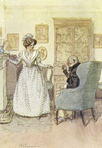 Ilustracja do Janets Repentance autorstwa George Eliot autorstwa Hugh Thomson