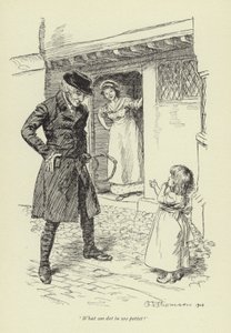 Ilustracja do historii miłosnej pana Gilfilsa autorstwa George