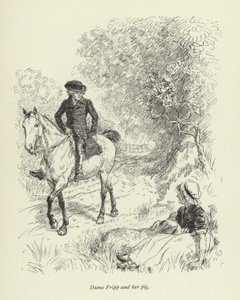 Ilustracja do historii miłosnej pana Gilfilsa autorstwa George