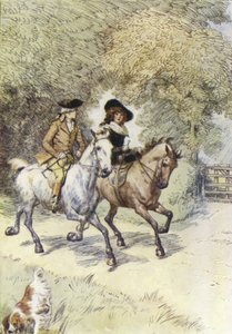 Ilustracja do historii miłosnej pana Gilfilsa autorstwa George