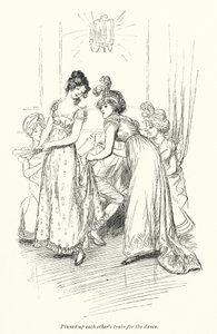 Ilustracja do opactwa Northanger autorstwa Jane Austen (lito) autorstwa Hugh Thomson