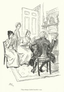 Ilustracja do opactwa Northanger autorstwa Jane Austen (lito) autorstwa Hugh Thomson