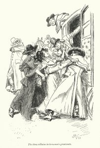 Ilustracja do opactwa Northanger autorstwa Jane Austen (lito) autorstwa Hugh Thomson