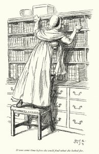 Ilustracja do opactwa Northanger autorstwa Jane Austen (lito) autorstwa Hugh Thomson