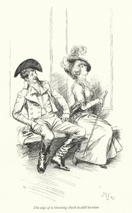 Ilustracja do opactwa Northanger autorstwa Jane Austen (lito) autorstwa Hugh Thomson