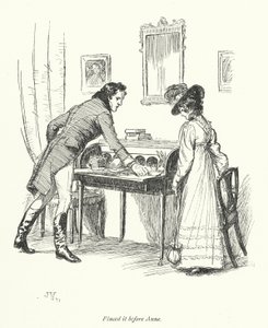 Ilustracja do perswazji autorstwa Jane Austen (lito) autorstwa Hugh Thomson