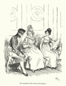 Ilustracja do perswazji autorstwa Jane Austen (lito) autorstwa Hugh Thomson