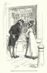 Ilustracja do perswazji autorstwa Jane Austen (lito) autorstwa Hugh Thomson