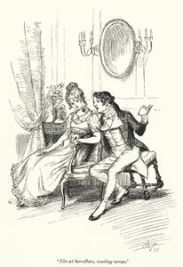 Ilustracja do perswazji autorstwa Jane Austen (lito) autorstwa Hugh Thomson