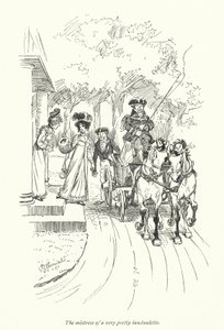 Ilustracja do perswazji autorstwa Jane Austen (lito) autorstwa Hugh Thomson