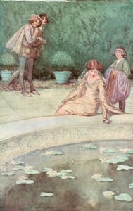 Ilustracja do Szekspira, tak jak lubisz autorstwa Hugh Thomson
