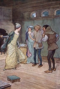 Ilustracja do Wesołych żon z Windsoru autorstwa Hugh Thomson
