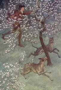 Ilustracja do Wesołych żon z Windsoru autorstwa Hugh Thomson