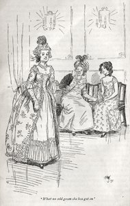 Powieść Jane Austen „Opactwo Northanger” - autorstwa Hugh Thomson