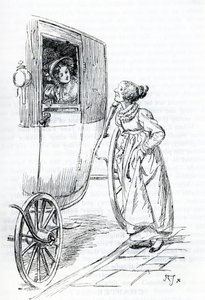 „Panna Bates i Emma” (ilustracja) autorstwa Hugh Thomson