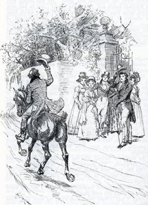 „Pan Perry passant a cheval” (ilustracja) autorstwa Hugh Thomson
