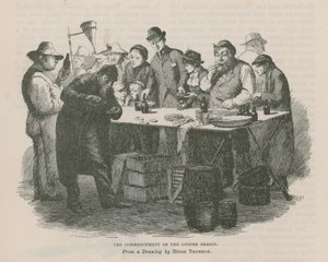Początek sezonu ostryg (grawerowanie) autorstwa Hugh Thomson