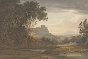 Zamek w krajobrazie autorstwa Hugh William Grecian Williams