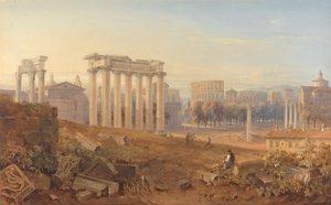 Widok Forum w Rzymie autorstwa Hugh William Grecian Williams