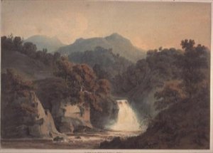 Widok na Bran, niedaleko Dunkeld autorstwa Hugh William Williams