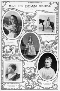 Księżniczka Beatrice, najmłodsze dziecko królowej Wiktorii, 1901.