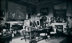 Prywatny salon Queens w Osborne, c1899, 1901