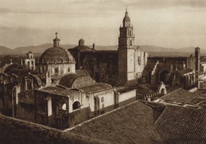 Meksyk: Cuernavaca (zdjęcie czarno-białe) autorstwa Hugo Brehme