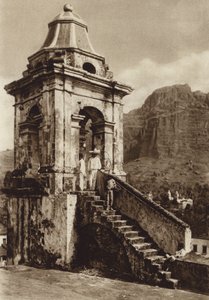 Meksyk: Taxco (zdjęcie czarno-białe) autorstwa Hugo Brehme