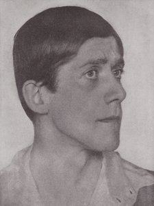 Oskar Kokoschka, austriacki artysta i pisarz (zdjęcie czarno-białe) autorstwa Hugo Erfurth