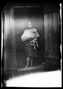 Sheep Girl, Hilma Ylä-Outinen i Bunka autorstwa Hugo Simberg