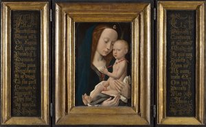 Dziewica z Dzieciątkiem, ok. 1485 autorstwa Hugo van der, Goes