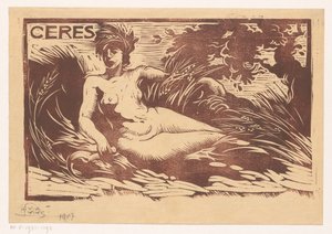 Ceres autorstwa Huib Luns (signed by artist)