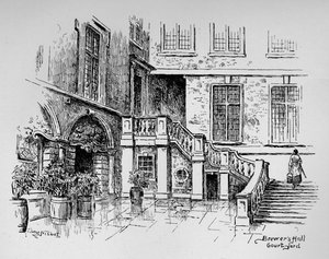 Dziedziniec Hali Piwowarskiej, 1890