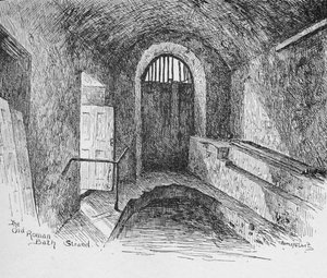Stara łaźnia rzymska, 1890