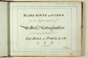 Czerwona Księga: Welbeck autorstwa Humphry Repton