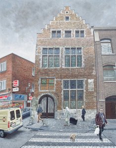 Dom Pietera Brueghelsa w Brukseli, 1996 r. autorstwa Huw S. Parsons