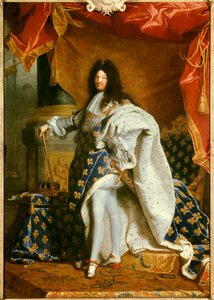 Pełnowymiarowy portret króla Ludwika XIV