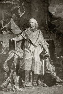 Jacques Benigne Bossuet, grawerowane przez Pierre
