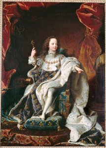 Ludwik XV jako dziecko ... (obraz na płótnie) autorstwa Hyacinthe Francois Rigaud