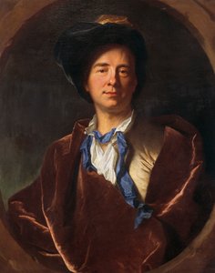 Portret Bernarda Le Bovier de Fontenelle (Rouen autorstwa Hyacinthe Francois Rigaud