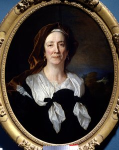 Portret Marie Serre, matki artysty Obraz Hyacinthe Rigaud (1659-1743) 1695 nd. 0,79x0,61 m Taon, zamek Fontaine Henry. autorstwa Hyacinthe Francois Rigaud