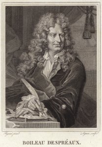 Portret Nicolasa Boileau-Despreaux autorstwa Hyacinthe Francois Rigaud