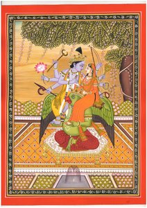 Bóstwa hinduskie na Garudzie autorstwa IMAGINEERS STUDIO