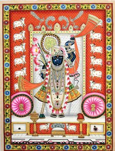 Pełen życia indyjski Shrinathji