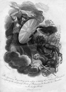 Rewolucyjna wściekłość zmierzająca do zniewolenia lub zniszczenia narodów Europy, 1816.