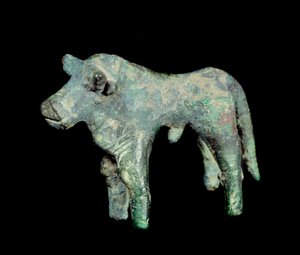Cywilizacja iberyjska: byk z brązu. Paryż, Muzeum Picassa autorstwa Iberian Iberian