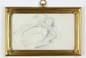 William John Arthur Charles James Cavendish Bentinck (ołówek na papierze) autorstwa Ida Brown Kinnaird